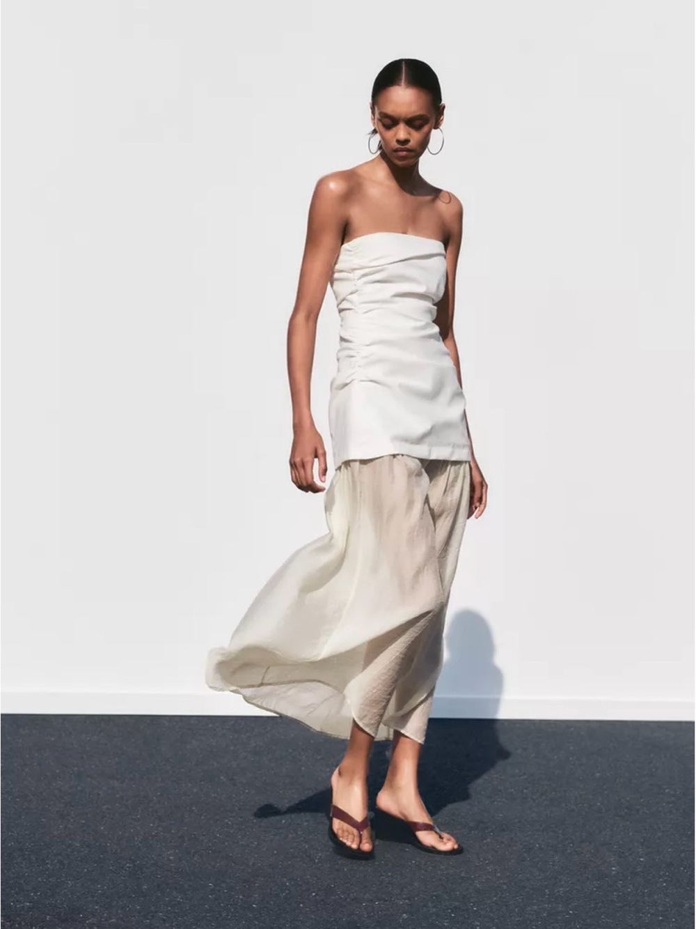 ZARA Strapless Maxidress